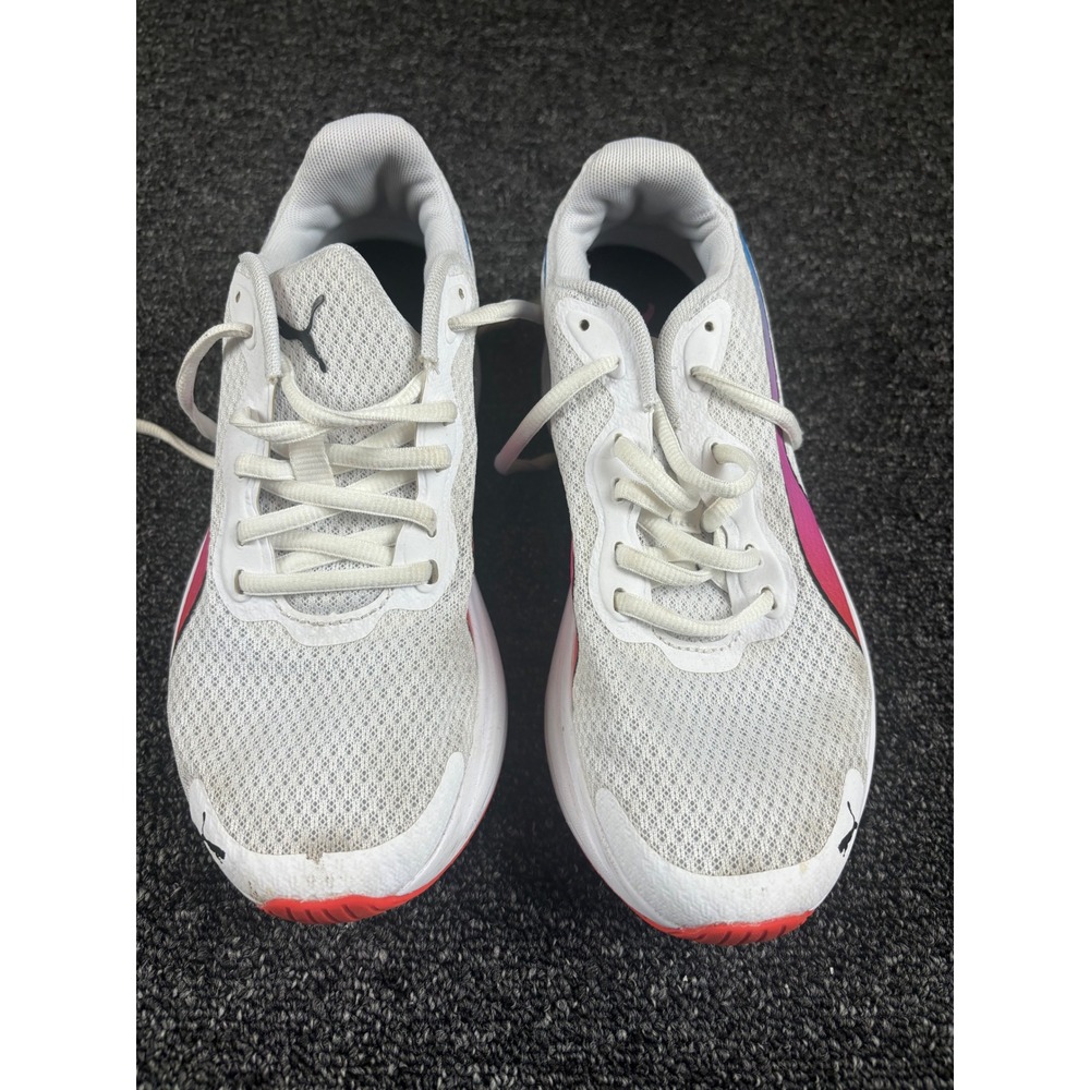 Puma‎ Womens Running Shoes Size 6.5 White Pink Athletic Sneakers Lightweight